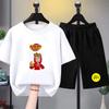 Cool Kids T-Shirt Set 2-Piece Product Boys Black Girls Red Casual Wear Short-Sleeve T-Shirt
