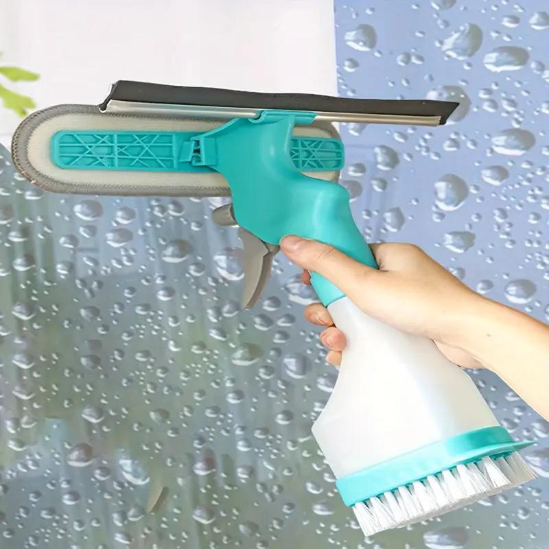 4 In 1 Window Cleaning Brush Bathroom Mirror Glass Wiper Car Cleaning Tool Sliding Door Shower Glass Door Clean