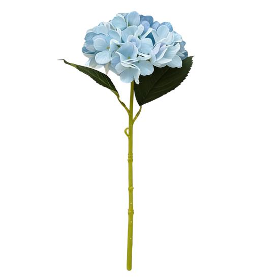 14,5 Zoll Große Künstliche Hortensienblume mit Langem Stiel Real Touch Hortensien Künstliche Blumen für Heimparty-Dekoration Florale Arrangements Hochzeits-Tischdekoration