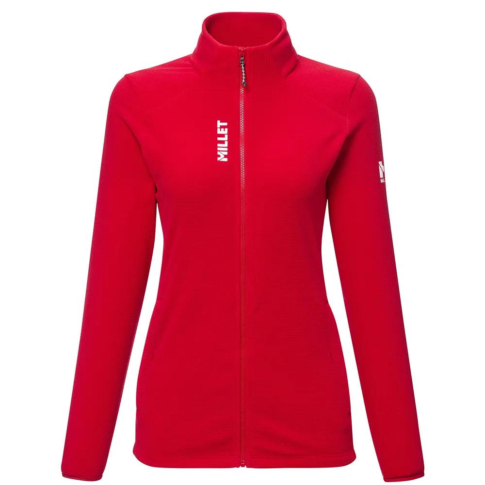 Millet Fleece with Zipper Ubic Lightgrid