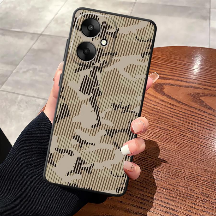 

Camouflage Pattern Case for Xiaomi Redmi 12C 13C 10 9A 9C 12 A5 K40 K50 Gaming A1 A2 Plus 9T K60 Soft Back Phone Cover Redmi 10A