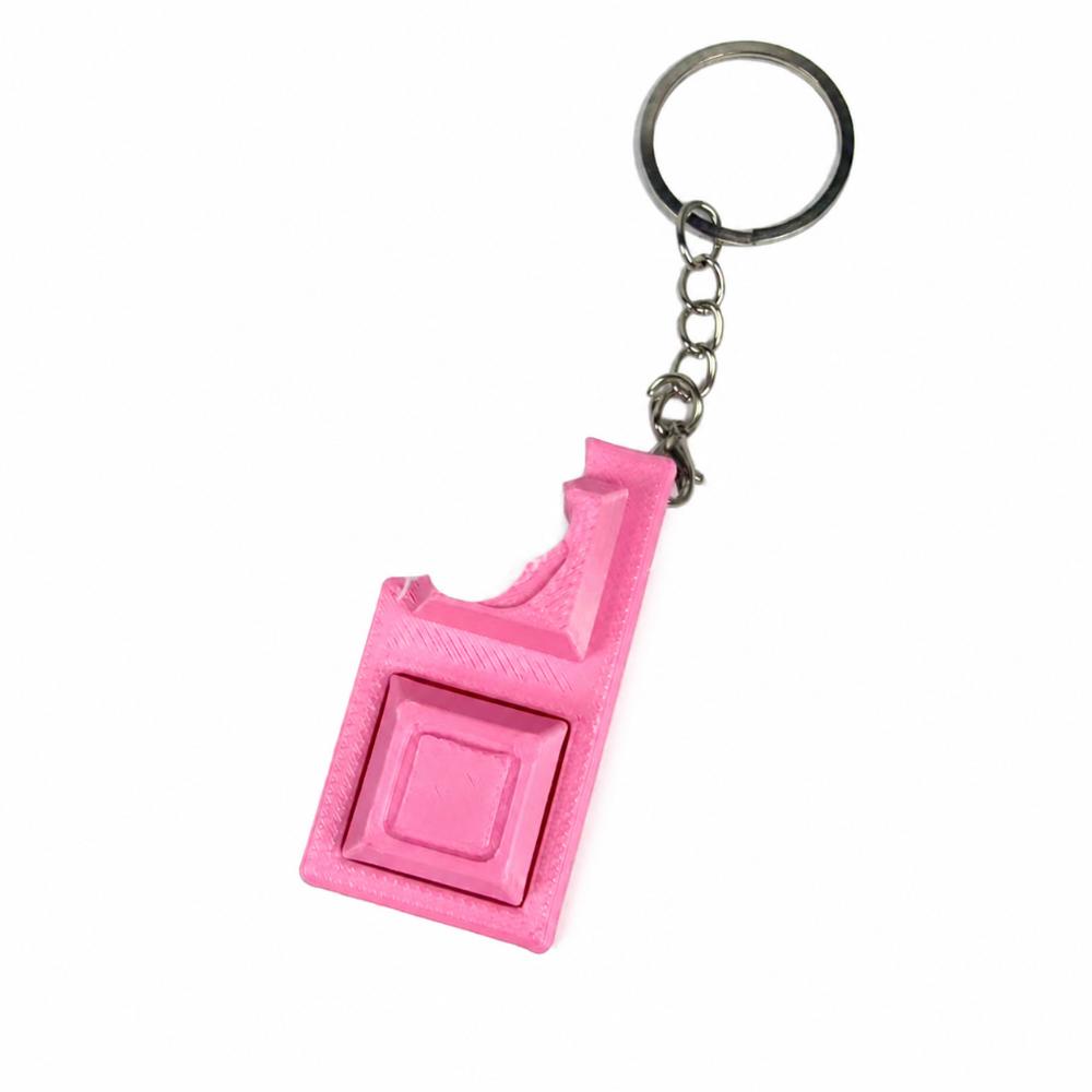 Handmade Chocolate Keychain Personalized Key Chain Gift DIY Sweet Keychain Chocolate Lovers розовый