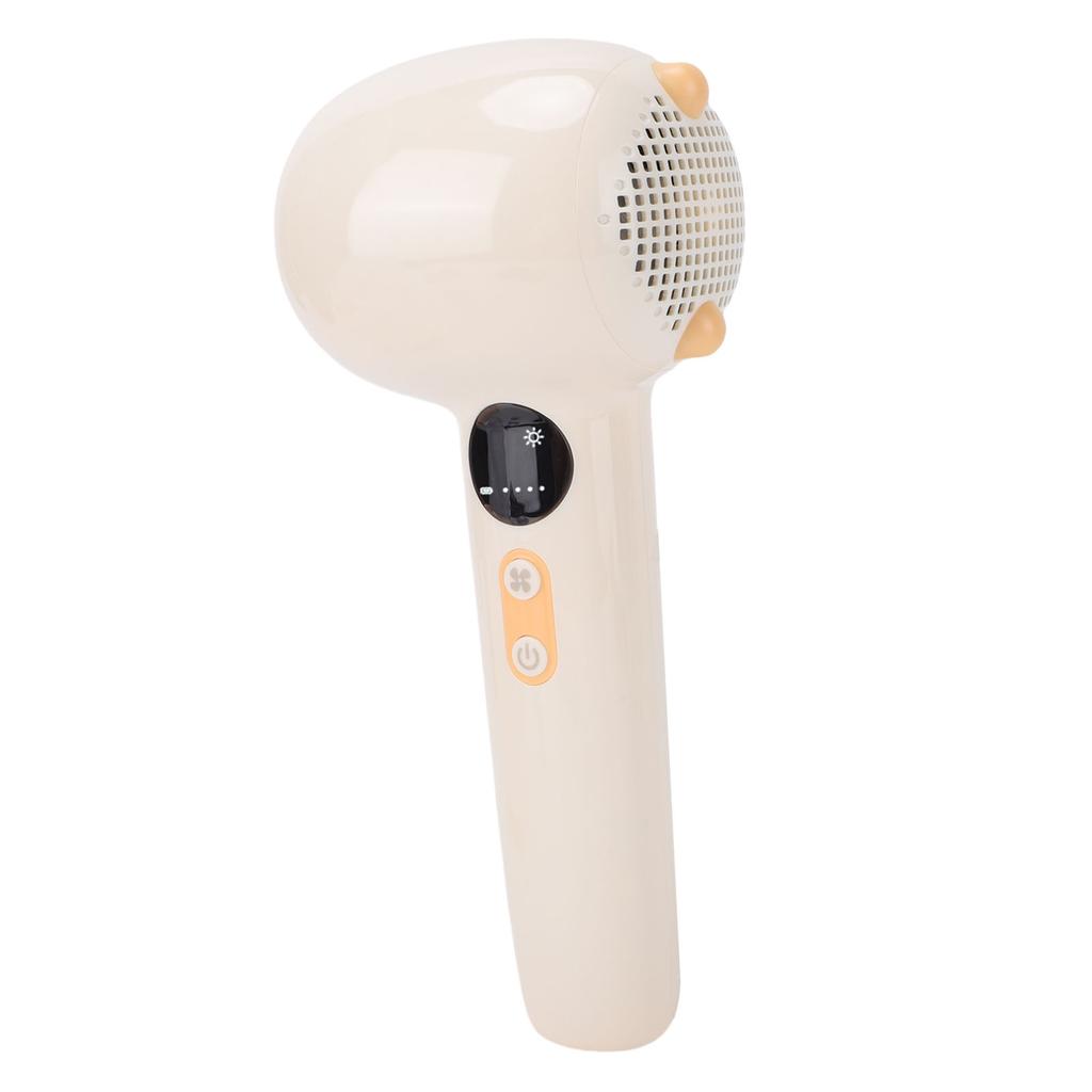 Cordless Hair Dryer Quiet Portable   Blow Dryer for Infant Magnetic Charging Cold Hot Wind 37 degrees C Constant Temperature