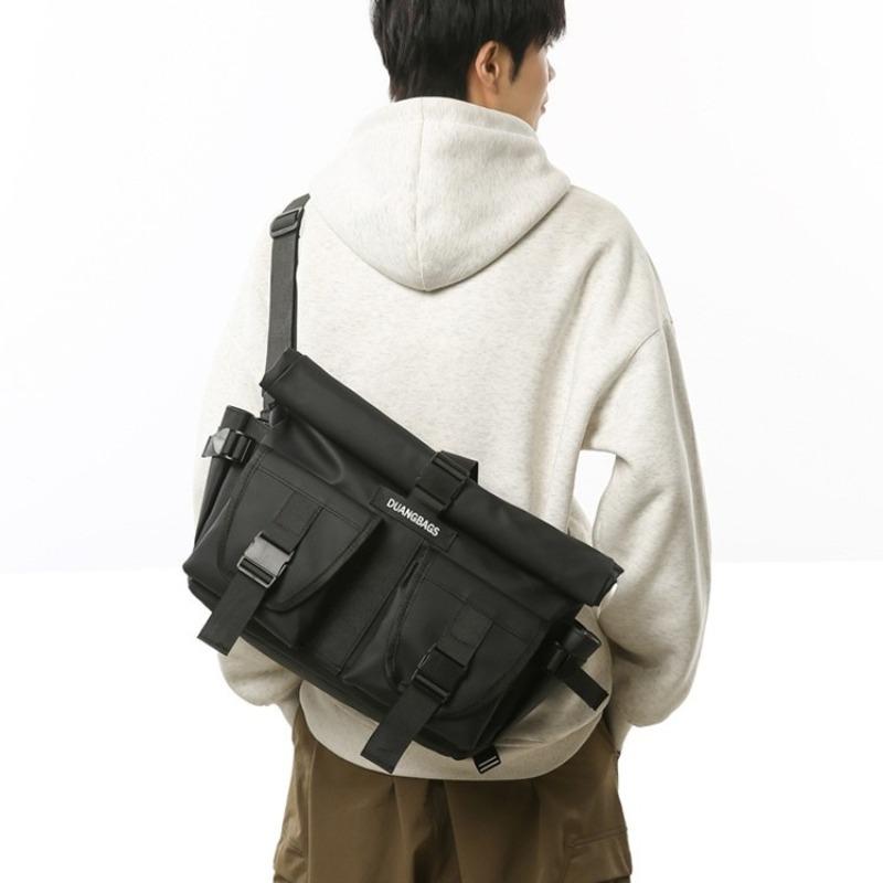New spring niche function oblique span bag men's sports travel shoulder bag large capacity tote bag