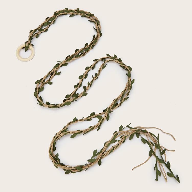 Unisex Bohemian Braided Waist Belt Stylish Nylon Body Jewelry For Beach Parties Daily Fashion Accessories