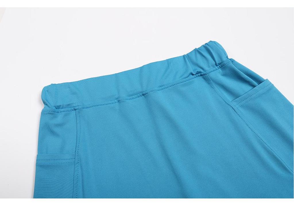 New Fashion Women's Solid Color Mid-Waist Culottes Shorts