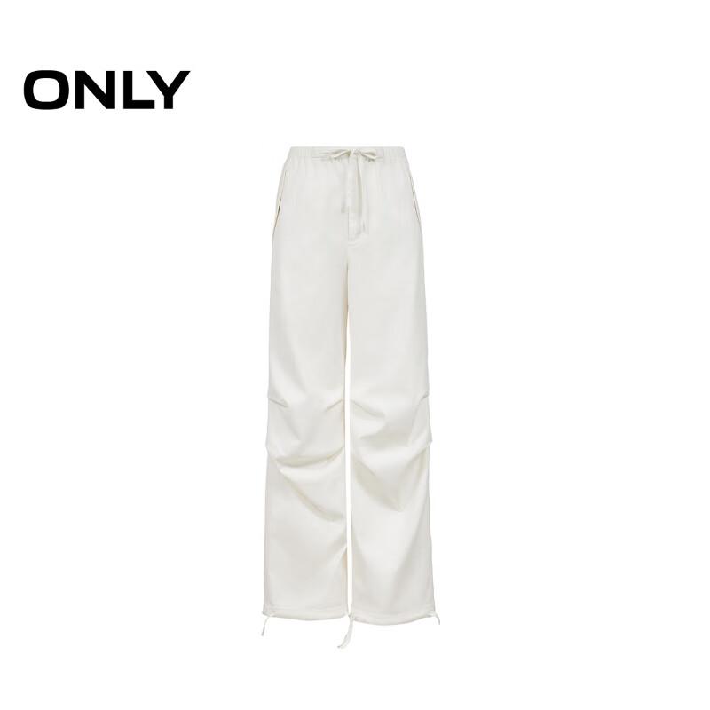 ONLY Women's Tencel Blend Wide-Leg Cargo Pants