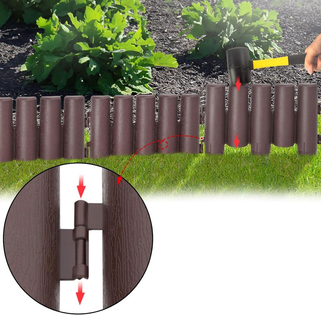 Ribera Brown Garden Lawn Palisade 280 Cm