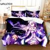 3D Print Cartoons Rem Ram Bedding Set Life In a Different World from Zero Anime Duvet Cover Sets Comforter Bed Kids Bedclothes