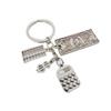 European & American Lucky Money Tree Keychain Abacus Backpack Pendant