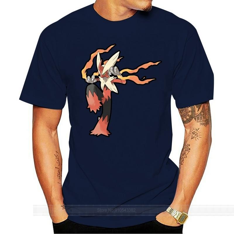 

Men tshirt Mega Blaziken Unisex T Shirt women TShirt tees top cotton tshirt men summer fashion tshirt euro size S