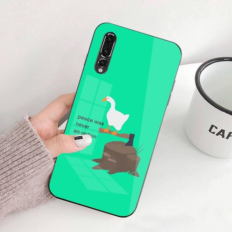

Чехол для телефона Game Untitled Goose для Huawei P50 P40 P30 P20 Pro Mate 40 30 20 Pro Nova 9 8 7 PC, стеклянный чехол для телефона Huawei Nova7 Pro