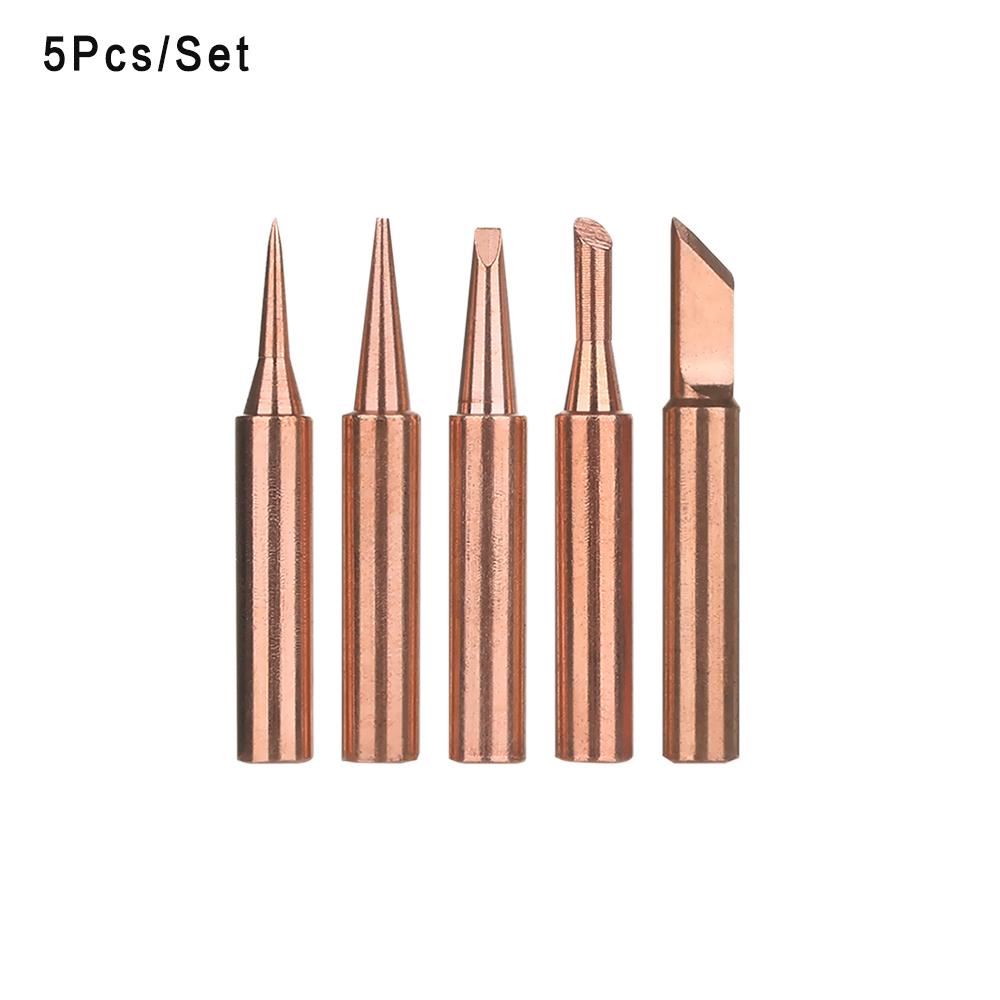 I/B/K/3C/2.4D Pure Copper 900M-T Lead-free Solder Rework Station Welding Tips Tools For 936/937/938/969/8586 Soldering Iron Tip