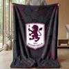 Aston Villa Football Soft Flannel Fleece Blanket Lightweight Cozy Warm Throw Blanket For Sofa Bed Home Decor