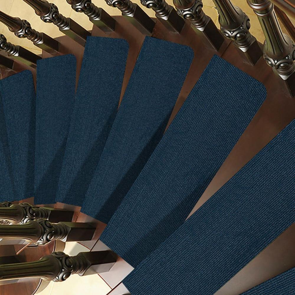 70x20cm Luminous Anti-Slip Stair Treads Rug Self-Adhesive Non-Slip Stair Carpet Silent Step Mats Staircase Protector Home Decor