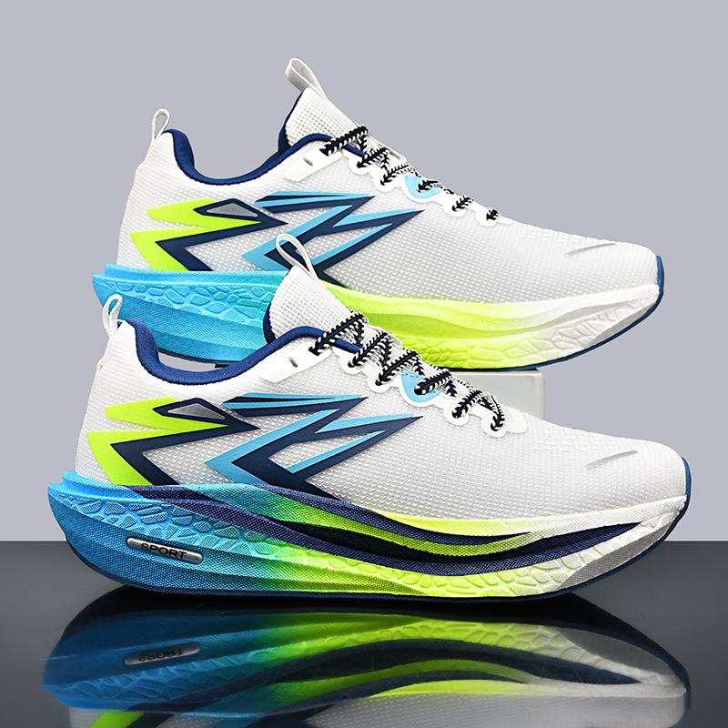 Кроссовки для бега мужские легкие дышащие нескользящие износостойкие мягкие кроссовки для бега в спортзале удобные кроссовки для марафона для мужчин 35 розовый