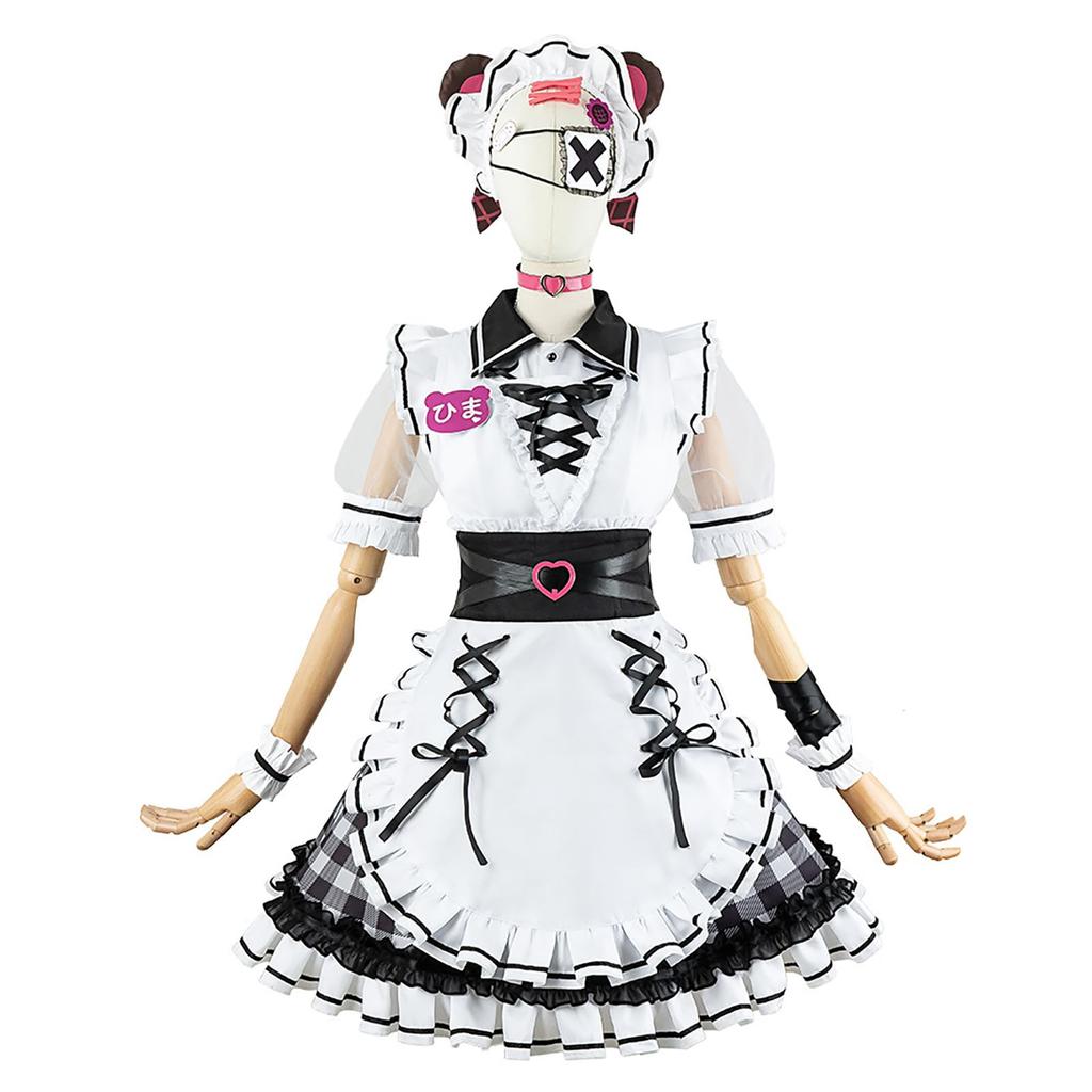 Nijisanji Himawari Honma Cosplay Halloween VTuber Landmine Maid [Milky Time]