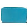 CHANEL Camellia CC CC Mark Zip Around Long Wallet Long Wallet Leather blue