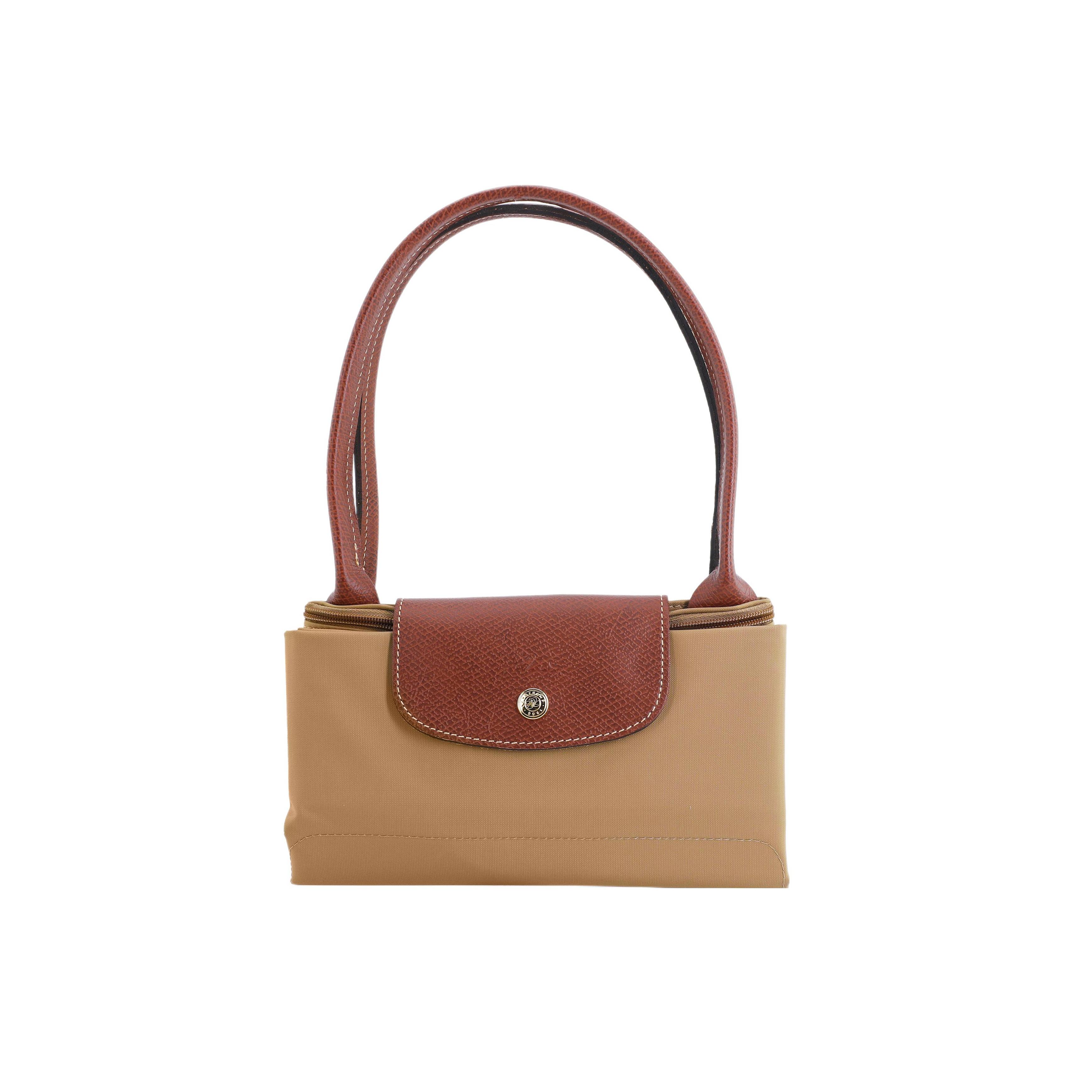 

Longchamp Le Pliage 28 Canvas And Leather Fashion Solid Color Tote Bag Women Tote Bags Desert 2605089526 Desert