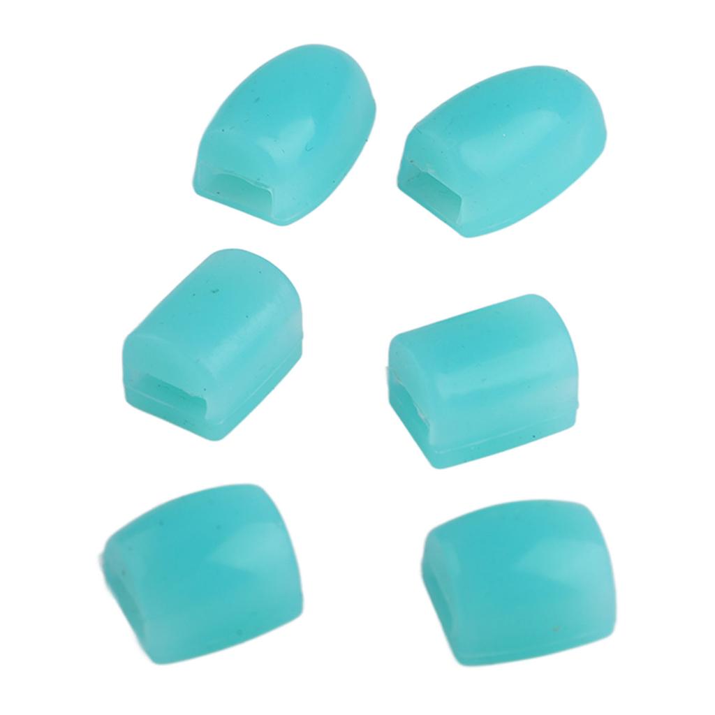 6Pcs Saxophone Key Risers Silicone Comfortable Cushioning Saxophone Finger Pad Sax Thumb Pad