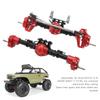 RC Axle Kit Front Rear CNC Differential Locking   Axles Set for   SCX10 I II III 90046 90047 1Celsius10 RC Car
