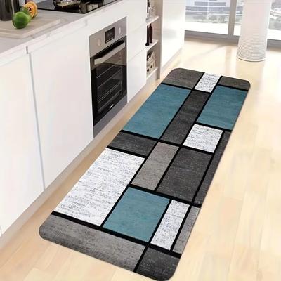 VIAMA Moderne Geometrische Keuken Vloermat, Gang Wasruimte Lang Tapijt Entree Antislip Deurmat Huisdecoratie