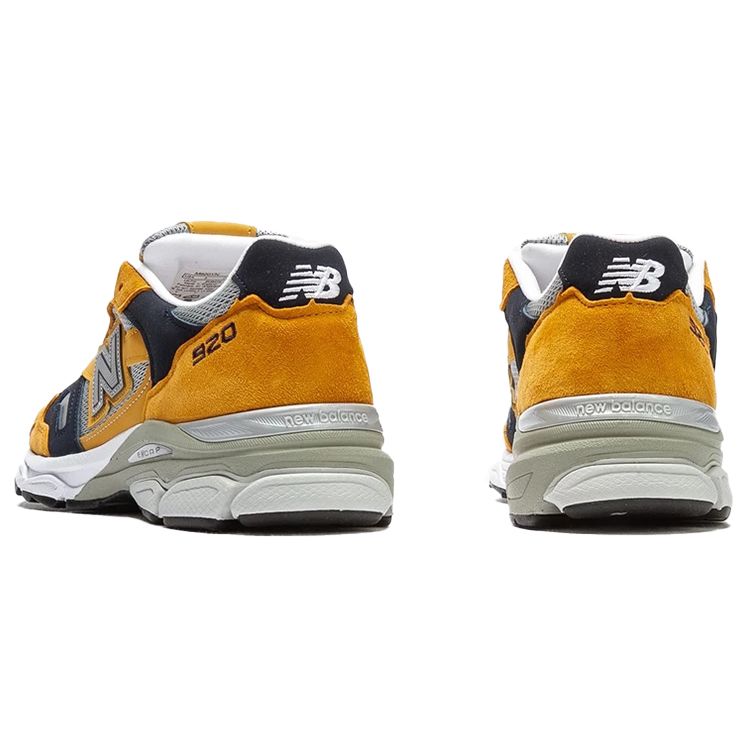 New Balance 920 Made In England Mustard Yellow Unisex Sneakers Grey Black M920YN