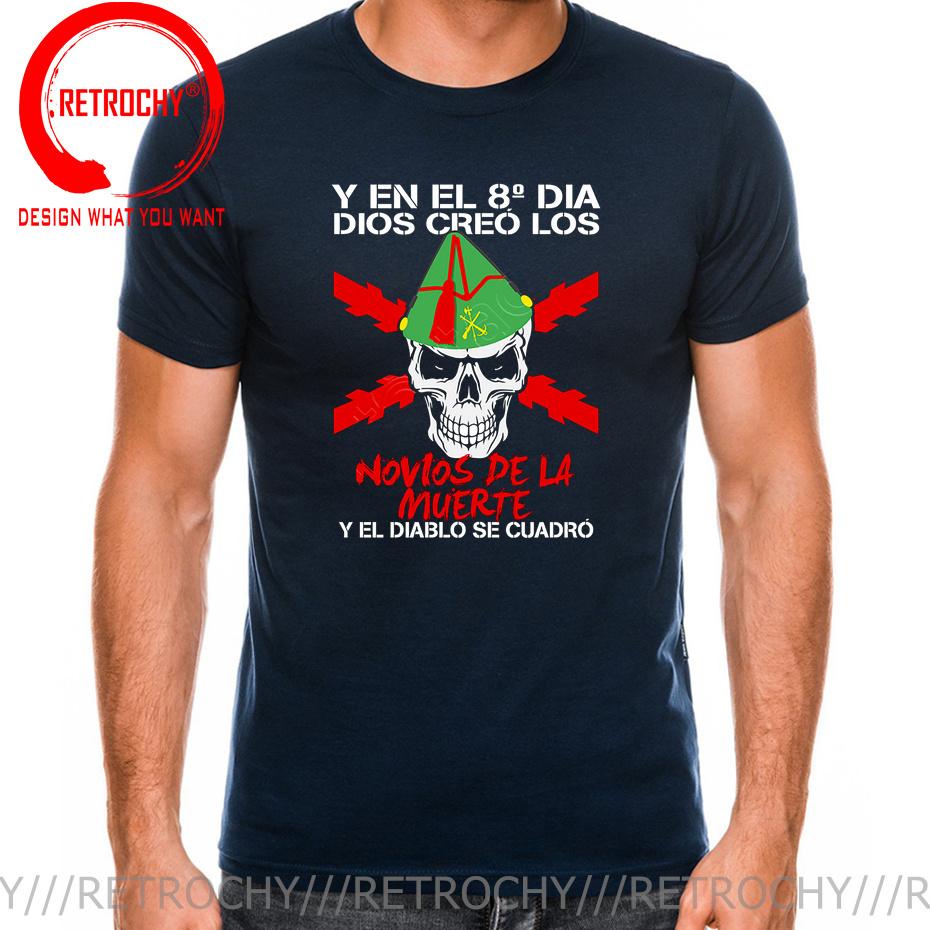 Spain Legion Novios De La Muerte T Shirt Unisex Funny Design Cotton Tshirt Fashion Clothing Harajuku Tshirt Black Tops Tees Shirt