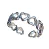 Temu Heart-to-Heart Hollowed-Out Ring: Women's Casual Style Jewelry