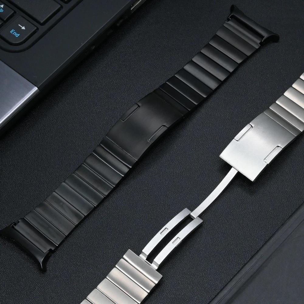 For Samsung Galaxy Watch Ultra 47mm Metal Strap with Folding Clasp Titanium Alloy Watch Band