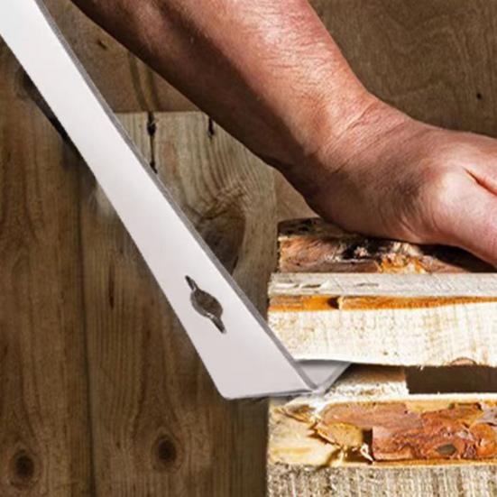 Set 2 Attrezzi Per Apicoltura In Acciaio: Gancio A J (26,7 Cm) E Gancio A L (23 Cm) Per Alveare, Raschiatoio
