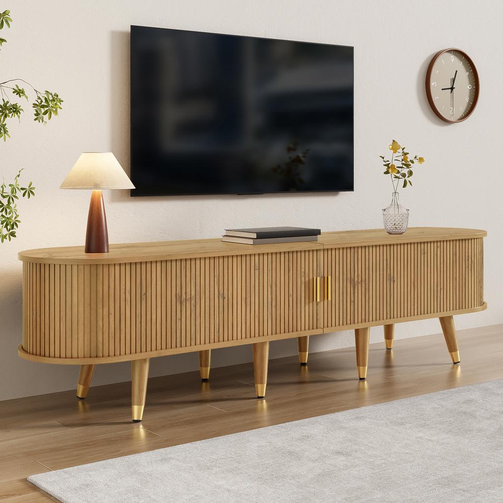 TV Cabinet with Sliding Doors, TV Furniture, TV Stand, Lower TV Cabinet, TV Mount. Unique Design.