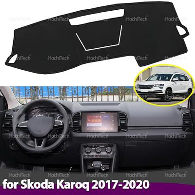 Car Dashboard Cover for Skoda Karoq 2017 2018   Dashboard Cover Pad Anti-Slip Mat Sunshade Dashmat Carpet Accessories