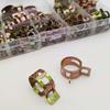 115pcs Electro-galvanized Zinc Hose Clamps 6-22mm for Pipe and Ventilation Mounting