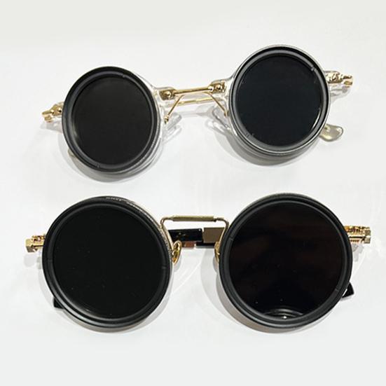 Malé okrúhle polarizované slnečné okuliare pre mužov ženy 1-9 stupňov nastaviteľný odtieň slnečné okuliare s ND filtrom šošovky na pláž, do tieňa, na rybolov, na šoférovanie