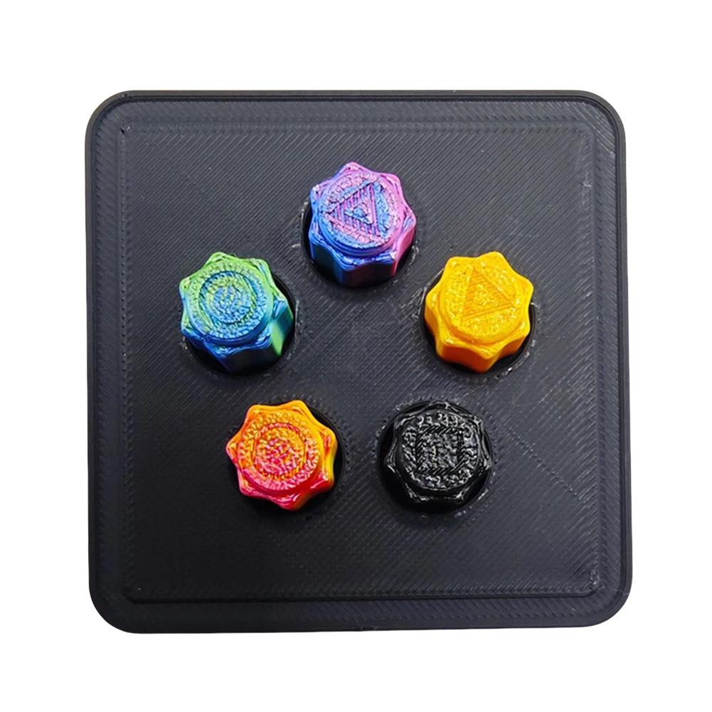 5Pcs/box Fun Gonggi Korean Game Stones Set Korea Traditional Play Game Gonggi Jack Stone Pebbles Set Finger Exercise Fun Stress