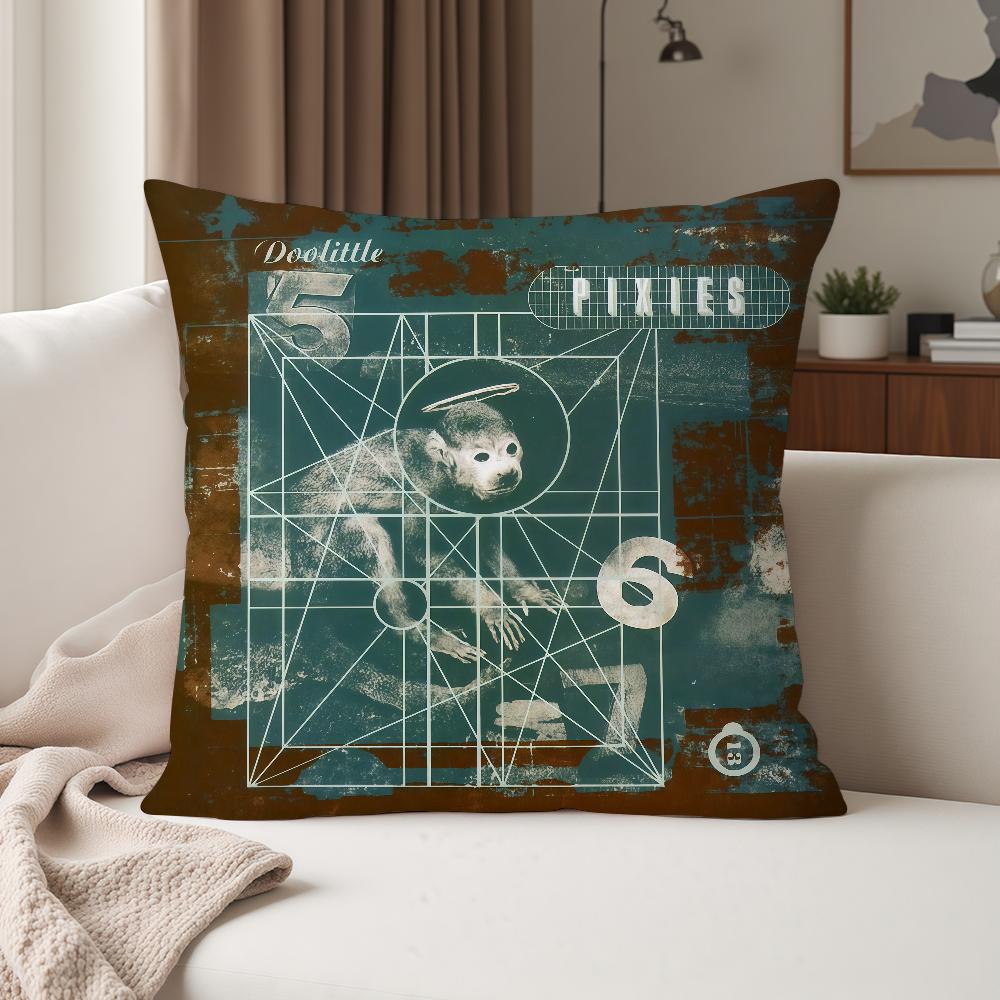 Rock Band PPixies Doolittle Pillow Case Suitable For Bedrooms Living Rooms Cars Home Decoration