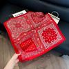 70 Silk Scarves, Square Scarves, High-End Sense, Fashionable And Versatile, Professional Imitation Silk, Small Scarves, Retro Printed Silk Scarves