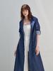 Frix By Kim Tae Hoon Hot Summer Linen Denim High-Waisted Trench Dress_ Blue-Denim