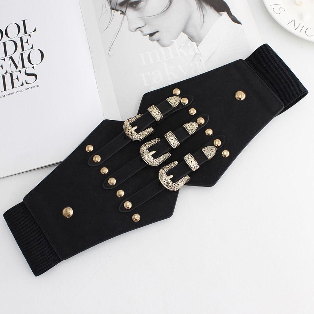 For Girls Wide Side Dress Decoration Coat Decoration Waist Belts Korean Waist Strap Women Waistband