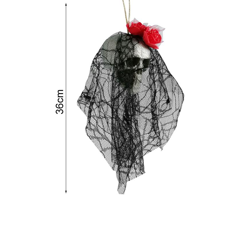 Halloween Hängender Schädelkopf Geist Spukhaus Flucht Horror Requisiten Ornament Halloween Party Dekorationen Für Home Terror Scary