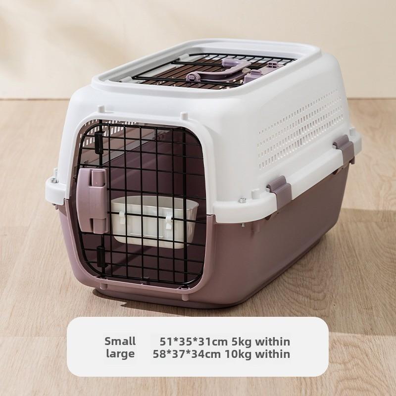 Cat Air Case Cat Cage Check Case Pet Breathable Suitcase Large Capacity Dog Portable Car Space Capsule