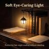 Vintage Bookshelf LED Lamp 1 PCS Library Lantern Style Warm Nightlight for Office Living Room Ornament