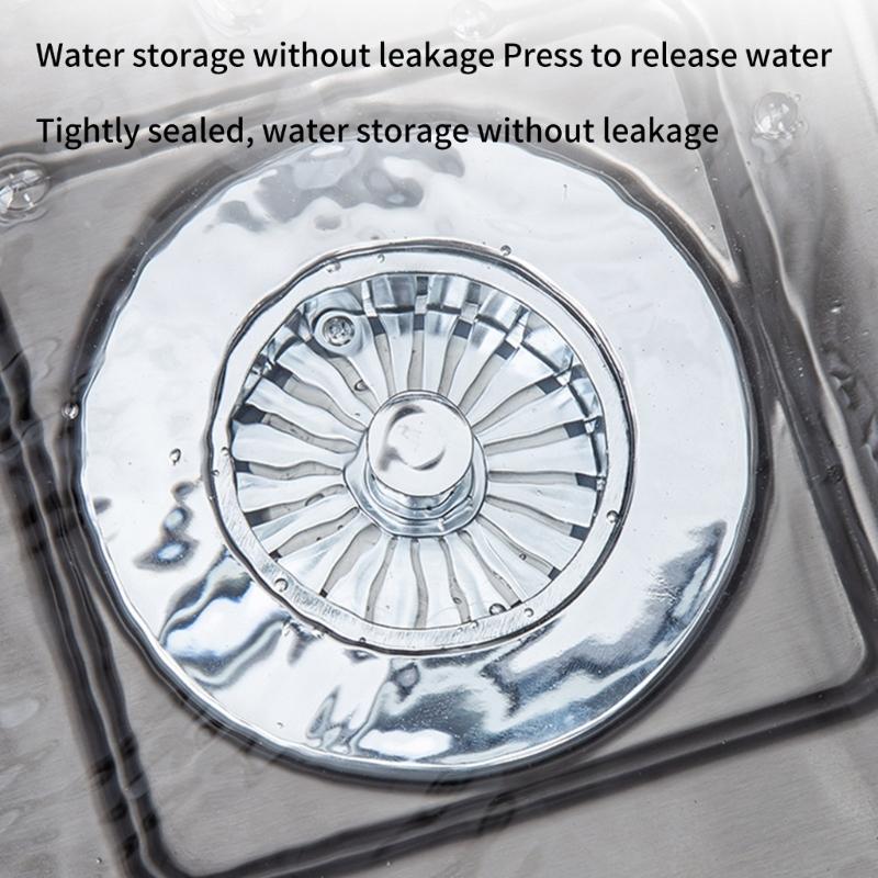 Sink Drain Filter Screen Bounce Cores Sink Drain Plug Sink Basins Drain Baskets Sink Stopper for Bathroom Kitchen