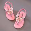 Sandalias para niñas Bebé Niños Bebé Verano Boeknot Perla Cristal Princesa Zapatos