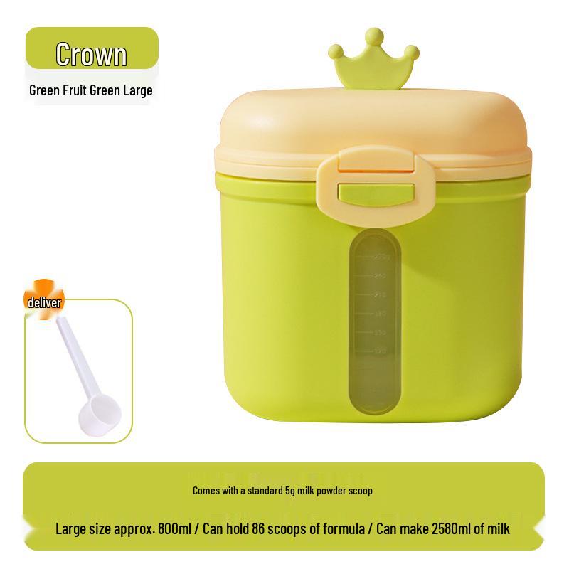 Sealed, Moisture-Proof Baby Milk Powder and Cereal Storage Container for Outings
