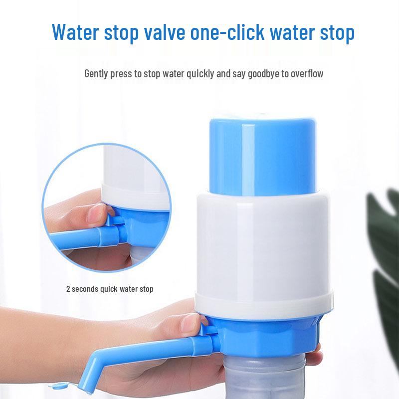 Hand Press Mineral Water Dispenser - Manual Suction Device for Pure Water Drinking