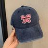 Baseball Peaked Cap Hat Bow Pattern Uv Protection Breathable Quick Gift Dry