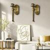 Iron Candle Base European Style Hanging Candlestick Fashion Wall Mounted Candle Holder  Dining Room