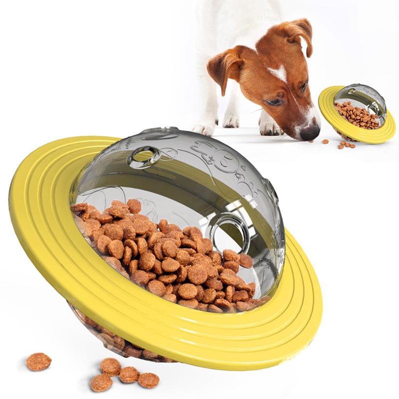 Shape Spacecraft Dog Chew Toy Food Leakage Pet Toys